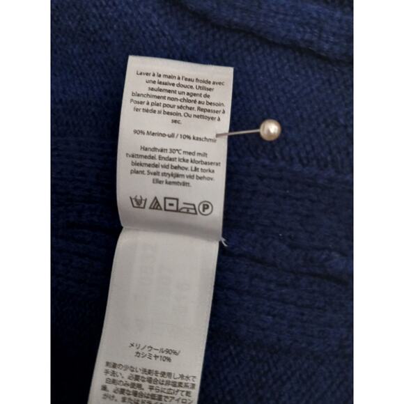 Vineyard Vines Wool Cashmere Oversized V-neck Beach Sweater Short Sleeve XS/S - Picture 8 of 11